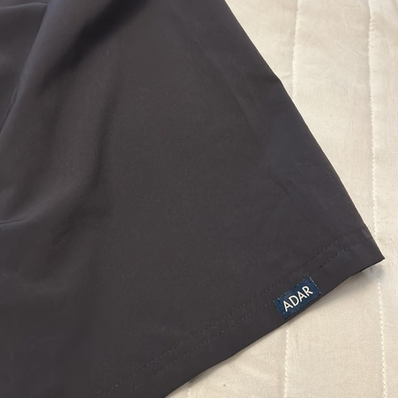 Adar Unisex V-Neck Scrub Top Dark Gray Size 3X - Picture 4 of 12